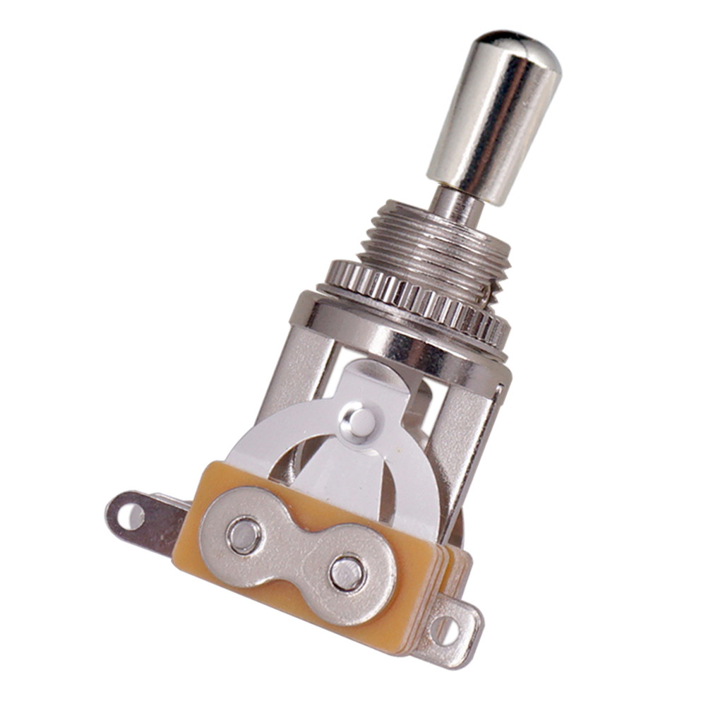 Dubth 3 Way สั้นตรงกีตาร์ Toggle Switch Pickup Selector พร้อมหมวกทองเหลือง Gibson Les Paul LP SG Elect