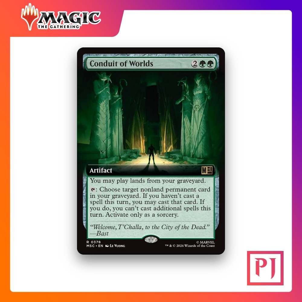 [MTG] Conduit of Worlds (Extended Art) (#378) [MSC] [GREEN] [RARE] | Magic the Gathering