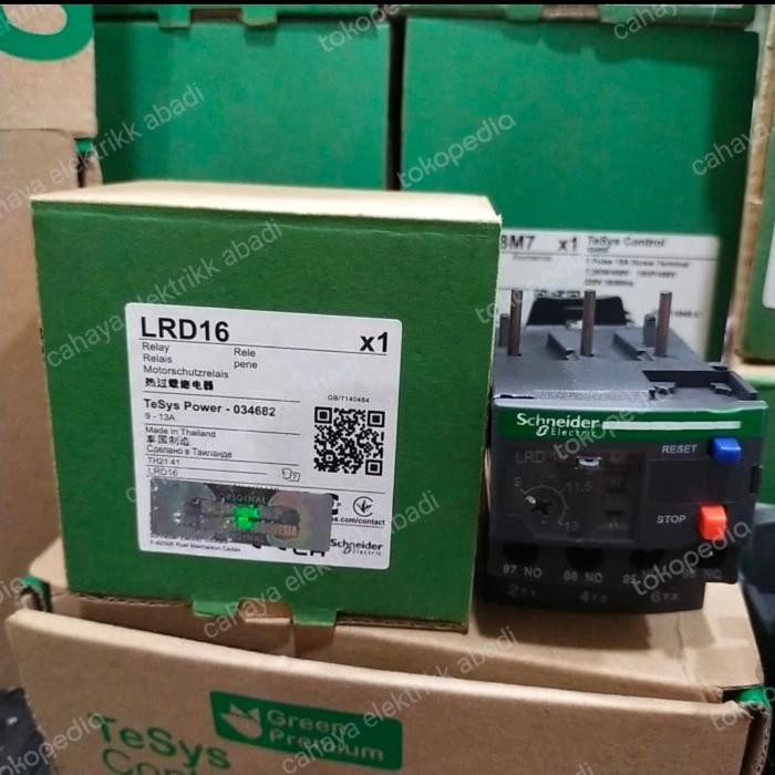 Schneider ใหม่เดิม lrd16 ติดต่อเกินเกิน/Exagon lrd 16 โอเวอร์โหลด