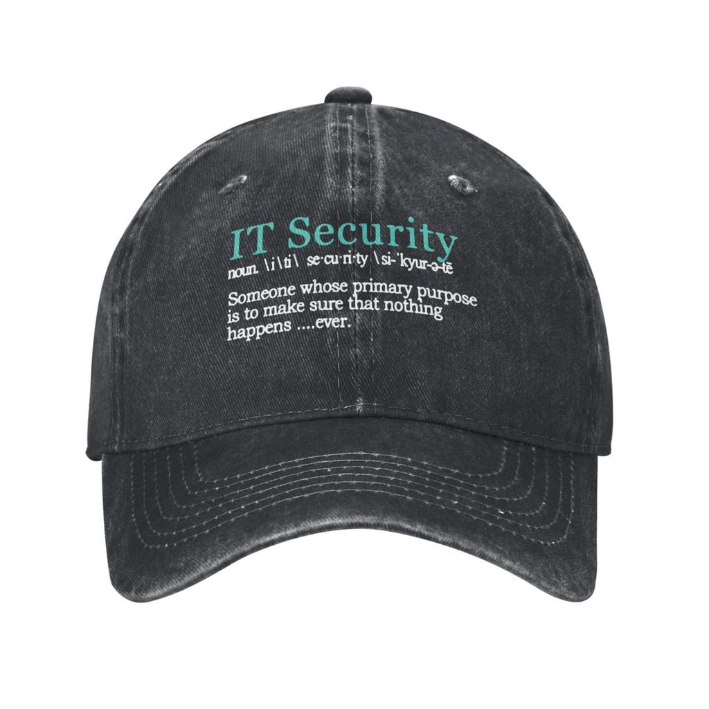 คุณภาพดี It Security Cyber Security Definition แฟชั่นเบสบอลหมวก