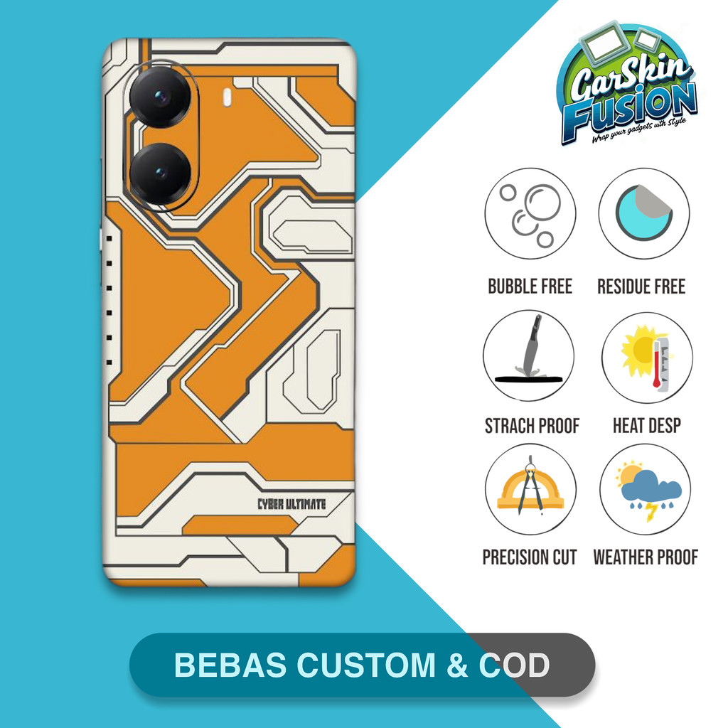 Garskin Skin Poco X7 Pro 5G Ultimate V2 เคสกันรอย | By Fusion Code - u2F