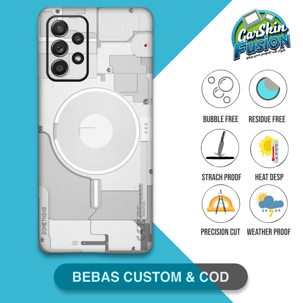 Garskin Skin Samsung A72 Something light เคสกันรอยกันรอย | By Fusion Code - O1Q