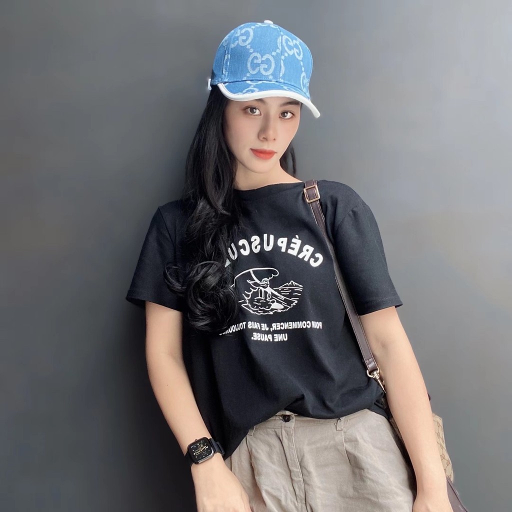 LV555 สีดําสีขาวทอง B Pattern Fashion Cap