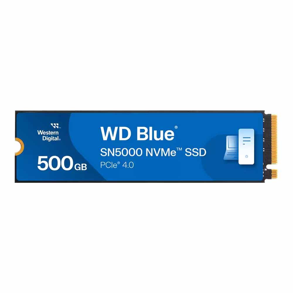 500 GB SSD (เอสเอสดี) WD BLUE SN5000 - PCIe 4x4 NVMe M.2 2280 (WDS500G4B0E) +