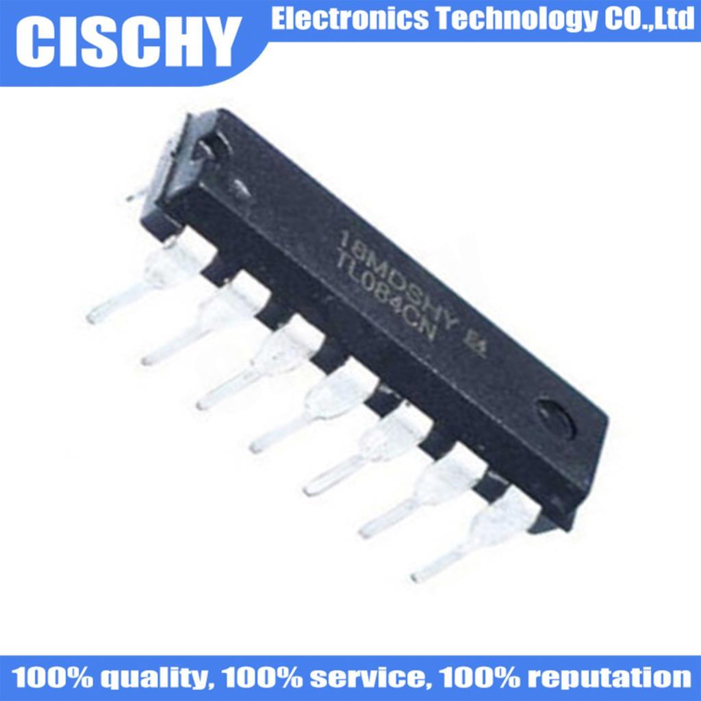 10 ชิ้น/ล็อต TL084CN DIP14 TL084 084CN DIP และ IC ดั้งเดิมในสต็อก