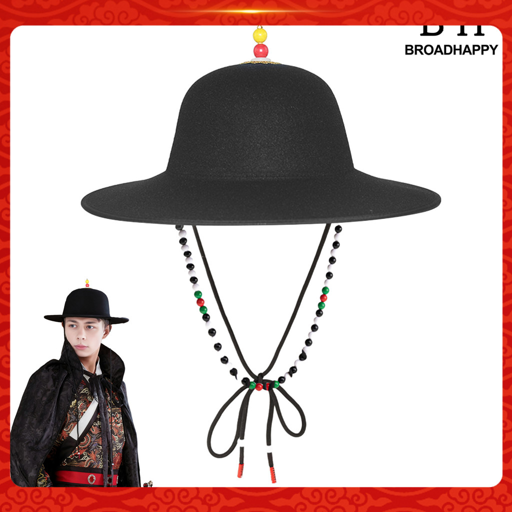 หมวกปีกกว้างสีดำ กันแดด ออกแบบบินปลา ป้องกัน UV เหมาะสำหรับตกปลาและการคอสเพลย์