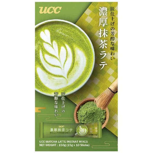 🌋 ยูซีซีมัทฉะลาเต้ชาปรุงสำเร็จชนิดผง 10สติ๊ก 150กรัม 🌠 UCC Matcha Latte  Instant Coffee 10 Stick 150