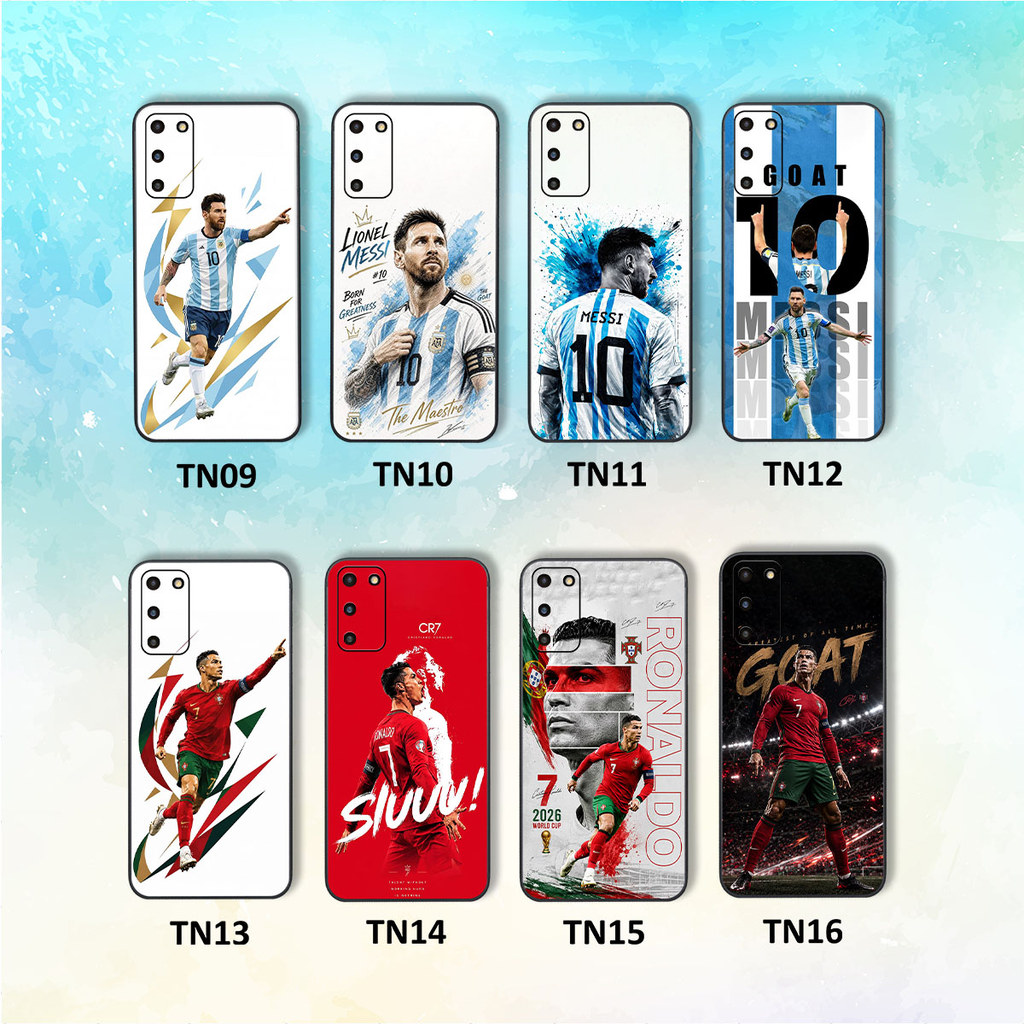 เคส Samsung S20 / S20 Plus / S20+ สวยมาก พร้อมภาพ Messi Ronaldo