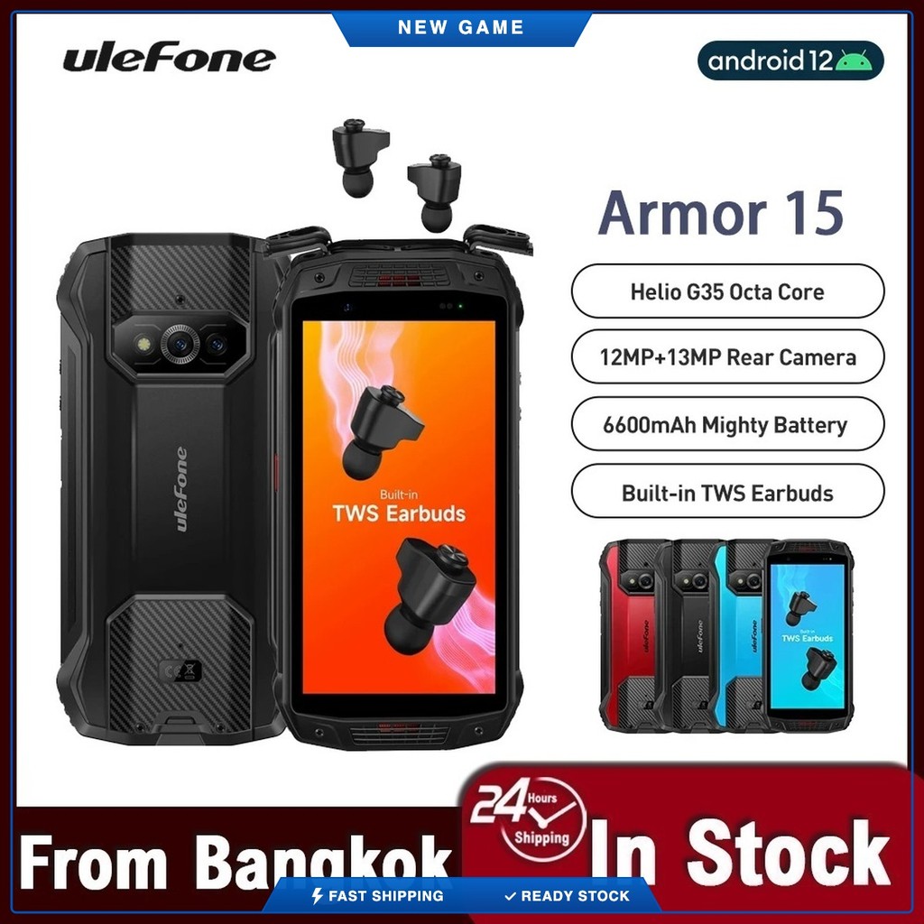 Ready Ulefone Armor 15 Rugged Phone Android 12