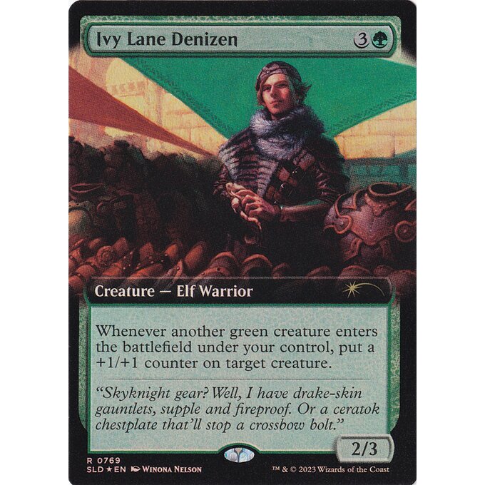 Magic: The Gathering - Secret Lair Drop - Ivy Lane Denizen (769) ฟอยล์
