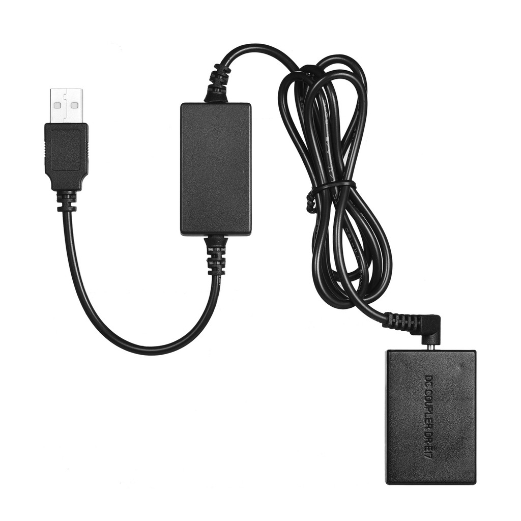 5V USB ถึง LP-E17 Dummy แบตเตอรี่ DC Coupler อะแดปเตอร์สําหรับ Canon EOS M3/M5/M6 กล้อง