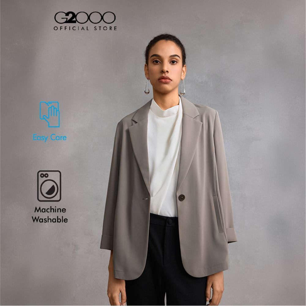 G2000 เสื้อเบลเซอร์สำหรับผู้หญิง Relaxed Fit รุ่น 58211635