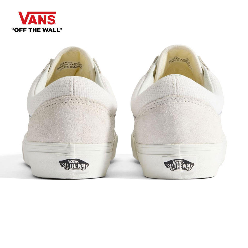 VANS حذاء Old Skool منسوج — أبيض — صورة 4