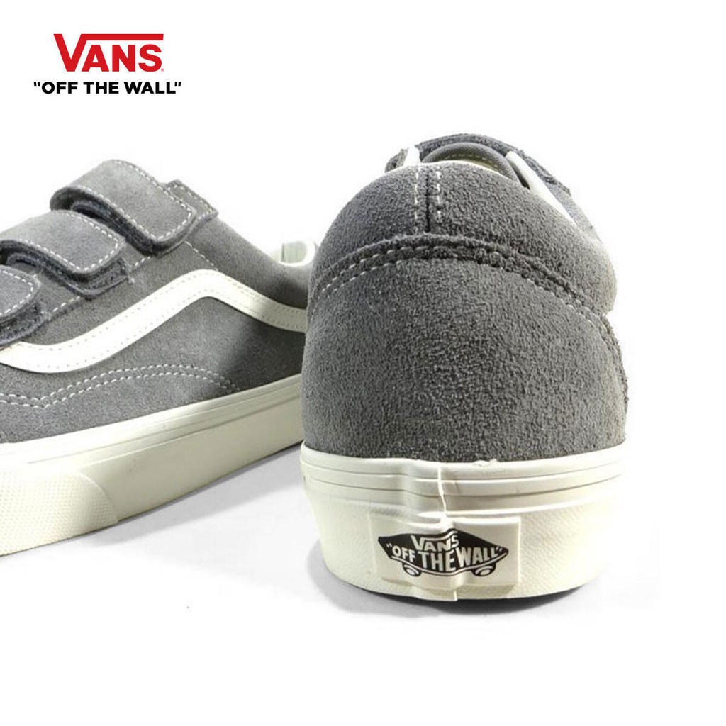 VANS حذاء Old Skool شامواه — رمادي — صورة 4