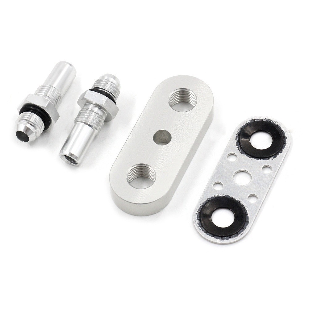 [bestshe] 551121-6AN เกียร์ Cooler Line อะแดปเตอร์แผ่นสําหรับ 6L80E สําหรับ 6L90E สําหรับ 8L90E