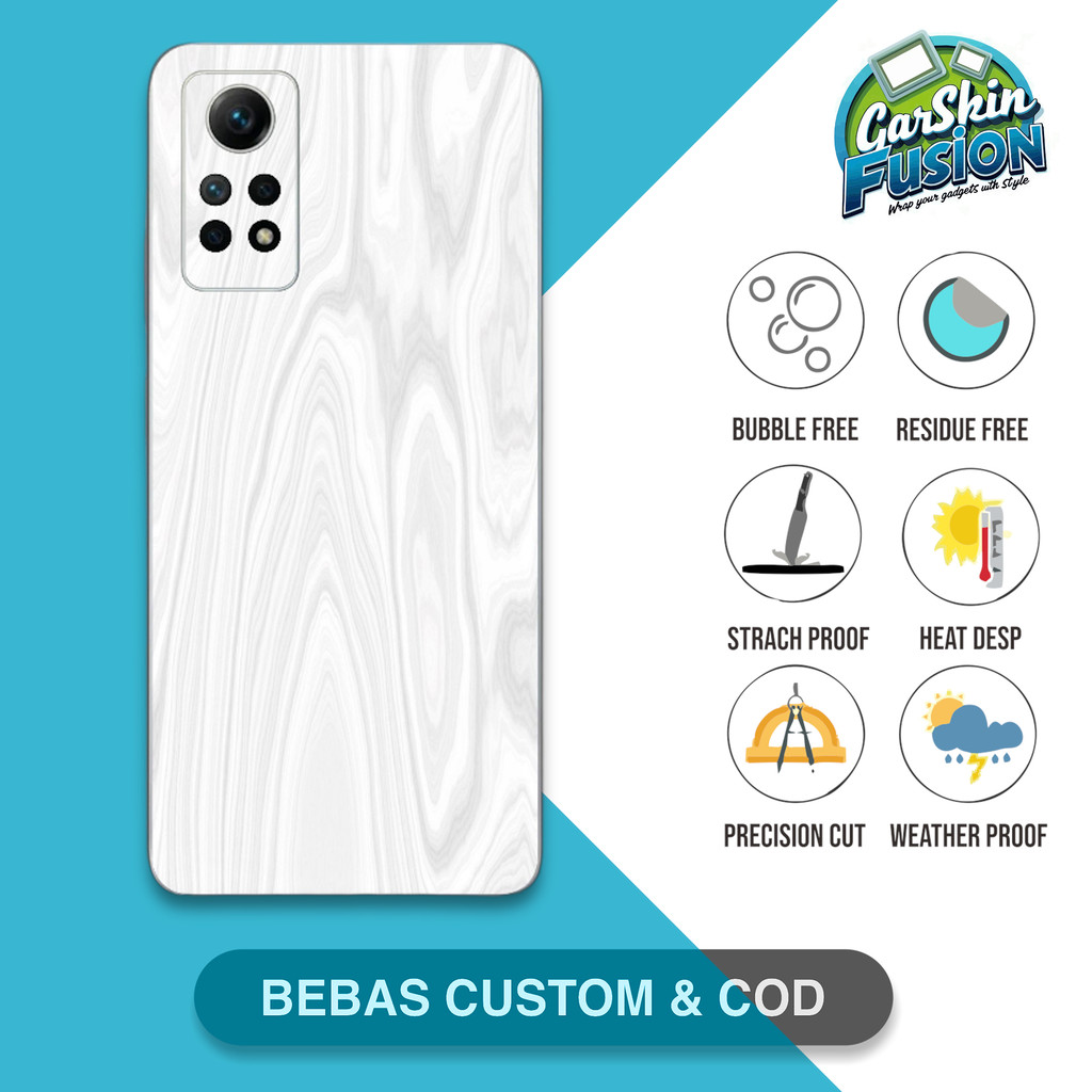 Garskin Skin Redmi Note 12 Pro 4G WOOD เคสกันรอย | By Fusion Code - QU2