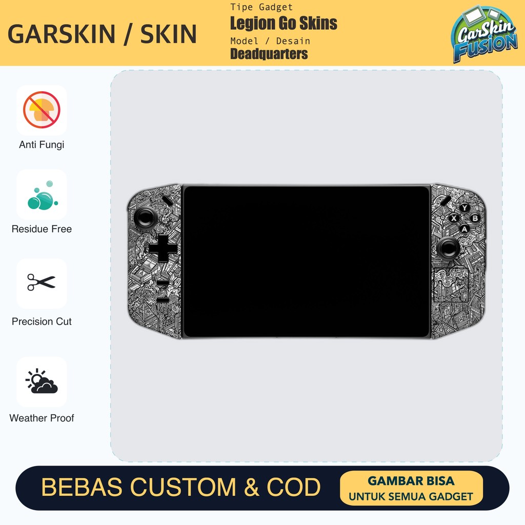 Skin Vinyl Legion Go Deadquarters Anti Scratch Protector Case | โดยฟิวชั่น | รหัส - 5B6R