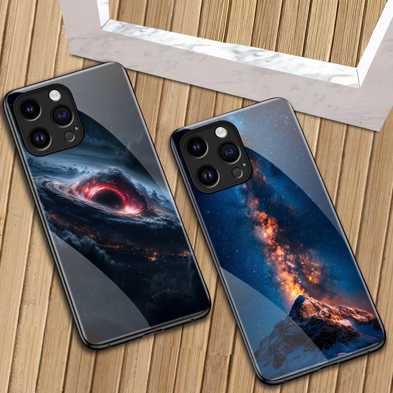 เคสสำหรับ Samsung A22 M22 A22 5G เคสโทรศัพท์ทิวทัศน์ยามค่ำคืนที่สวยงามเปลือกแก้วกันกระแทก - รูปที่ 7