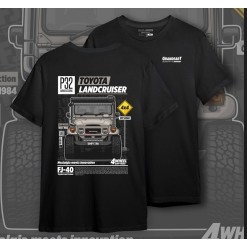 เสื้อยืด Toyota Land Cruiser Fj-40 เสื้อไมโครไฟเบอร์