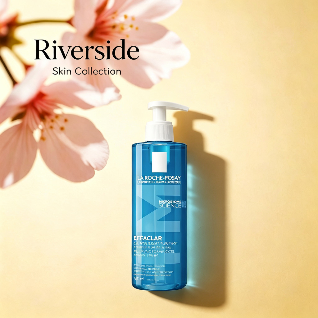 La Roche‐Posay Effaclar Purifying Foaming Gel, Oil-Control Foaming Facial Cleanser สําหรับผิวมัน Blemish-Prone Skin
