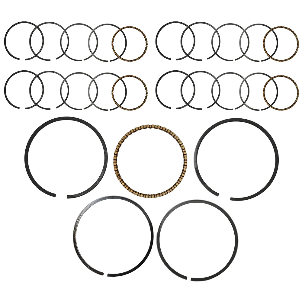 5pcs 39 มม.แหวนลูกสูบชุดสําหรับ GX31 GX35 GX35NT UMK431 UMT431 UMK435 HHT35S Trimmer Brushcutter # 1