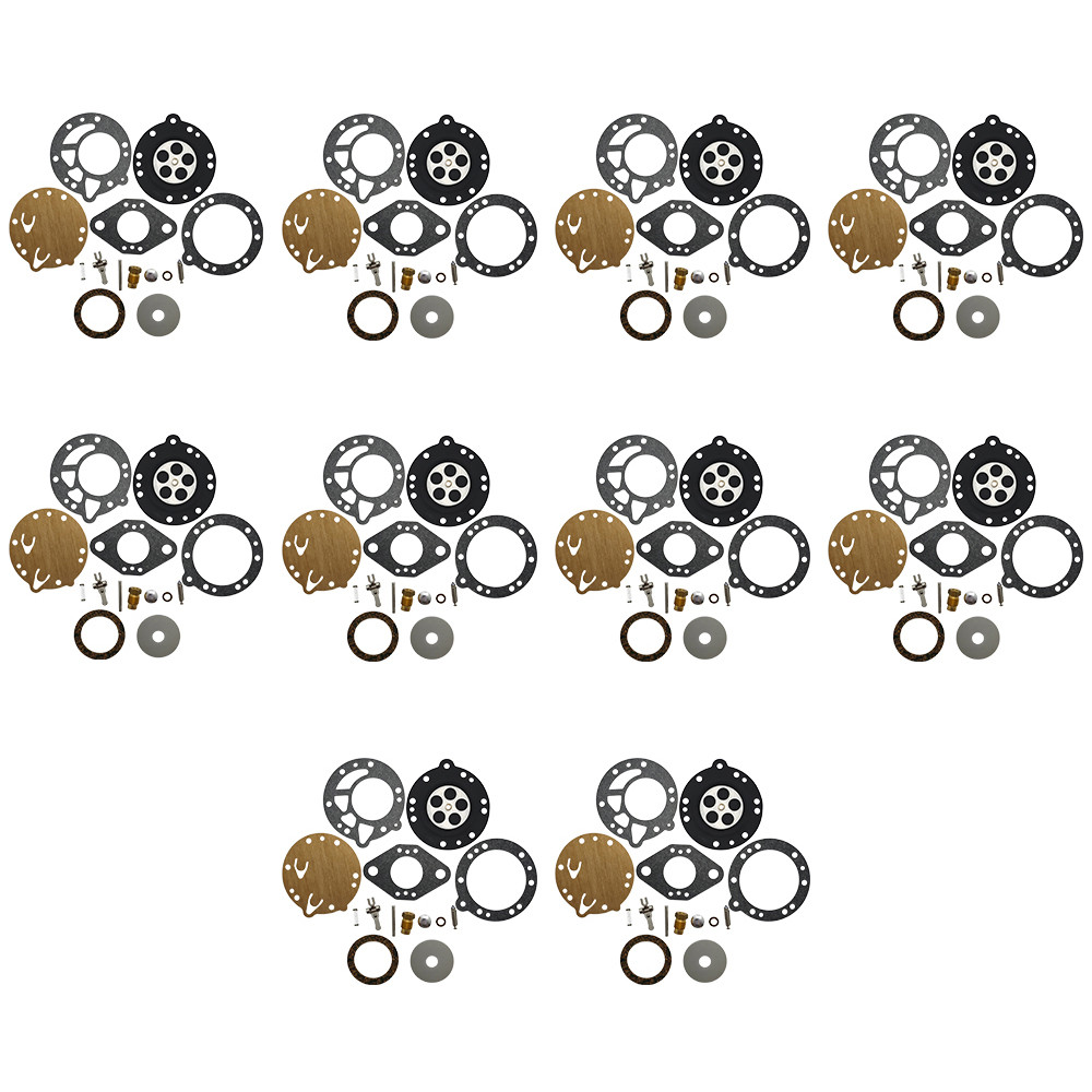 10pcs ชุดซ่อมคาร์บูเรเตอร์สําหรับ Tillotsson RK-114HL HL 109 112 125 132 155 158 08 TF350 TS350 Carb