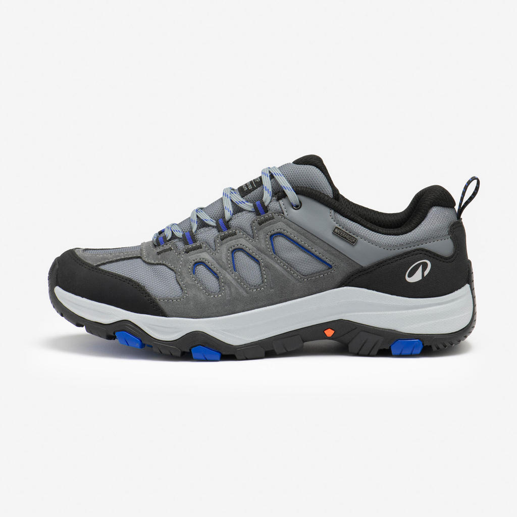 รองเท้าเดินป่ากันน้ำข้อกลางสำหรับผู้ชายรุ่น MH500 (สีเทา) - เทายางมะตอย | Men’s low-rise waterproof 