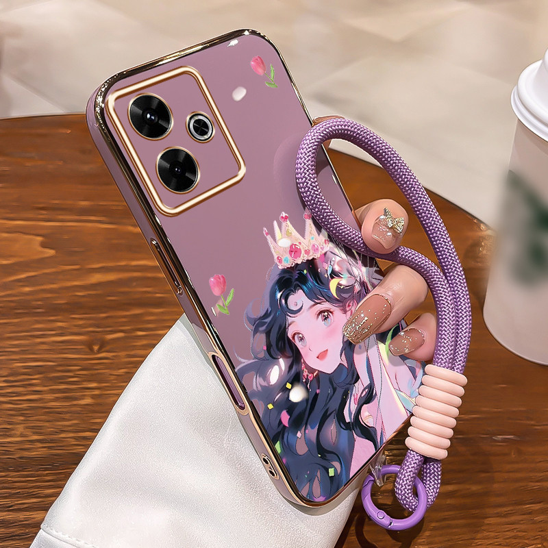 HPเคสโทรศัพท์สําหรับXiaomi Redmi 13 13Cหมายเหตุ13R 5G POCO M6 Plus C65 กรณีความงามเจ้าหญิงสาวแฟนตาซี