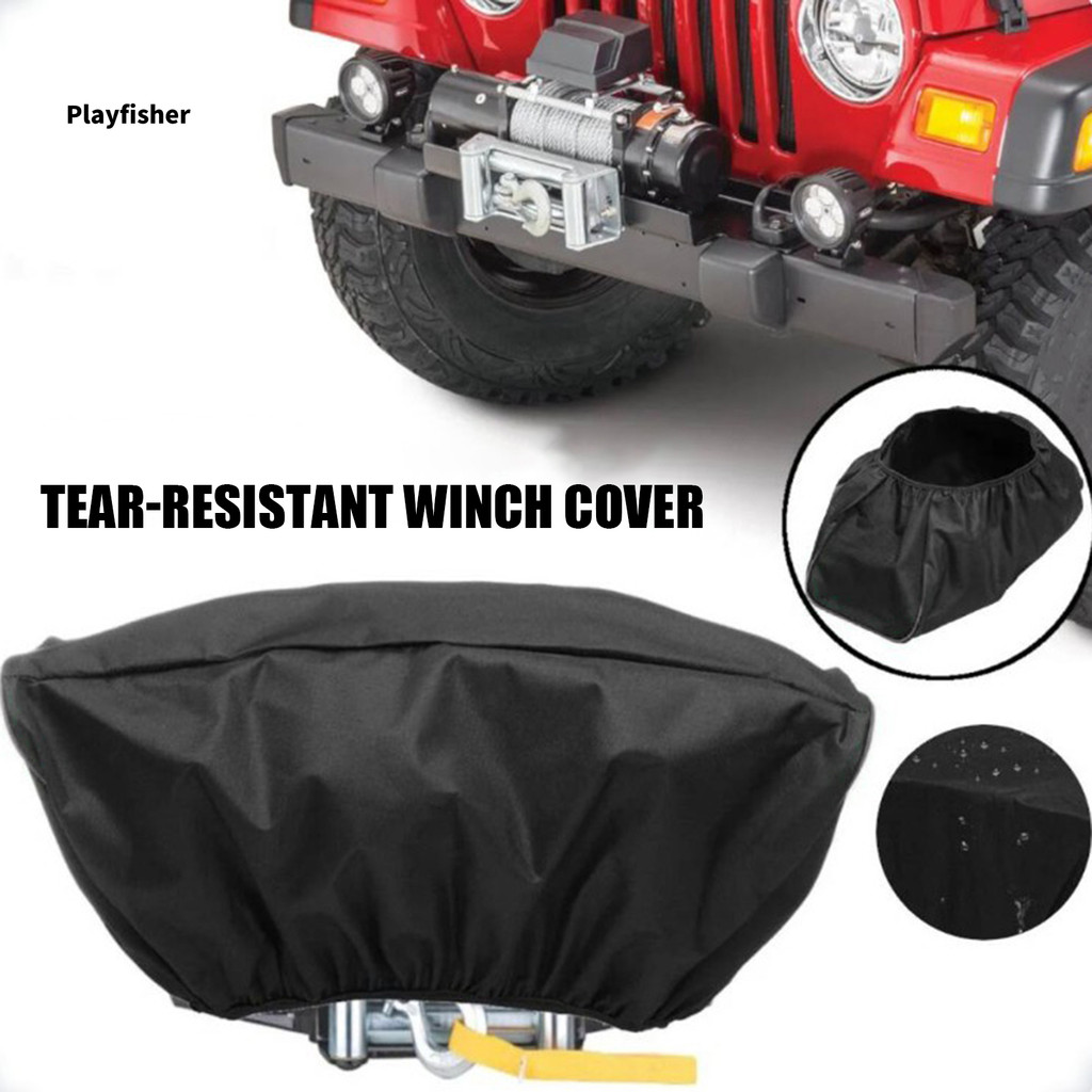 PLA- Winch ฝาครอบ Heavy Duty กันน้ําป้องกันฝุ่น Winch ป้องกันสําหรับ 8500-17500 Lbs ไฟฟ้า Winch Univ