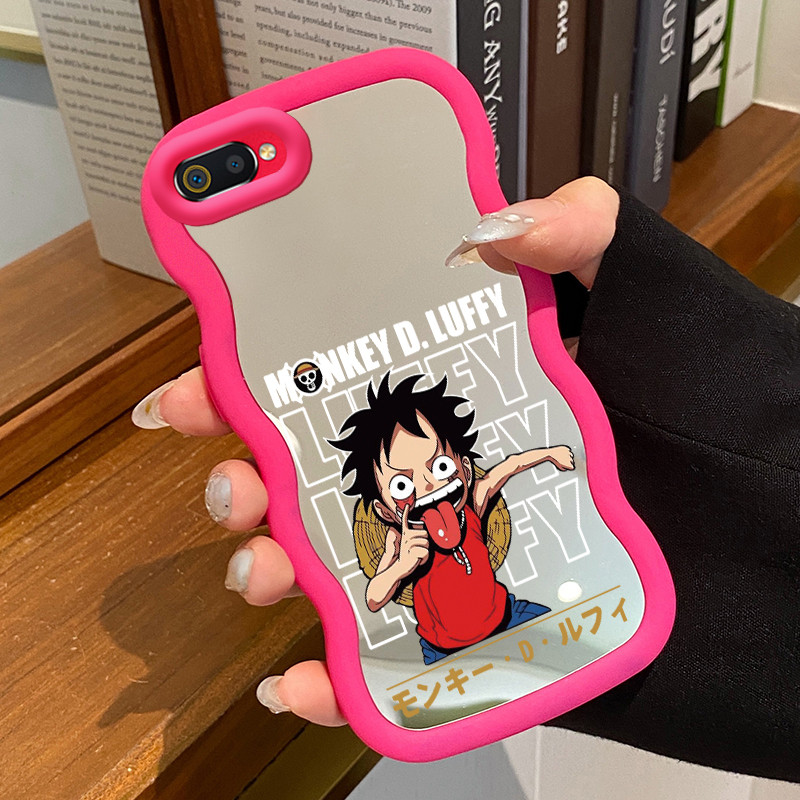 ปลอกสําหรับRealme C2 C2s OPPO A1KกรณีปลอกHPรูปแบบนักแสดงUtama Kesing Kasing MacaronกระจกCesingซิลิโค