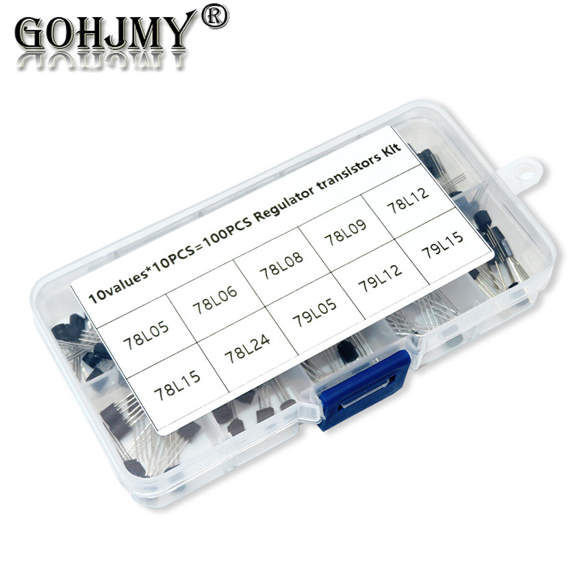 100PCS 78L05 78L06 78L08 78L09 78L12 78L15 78L24 79L05 79L12 79L15 พร้อมกล่อง TO-92 ทรานซิสเตอร์แรงด