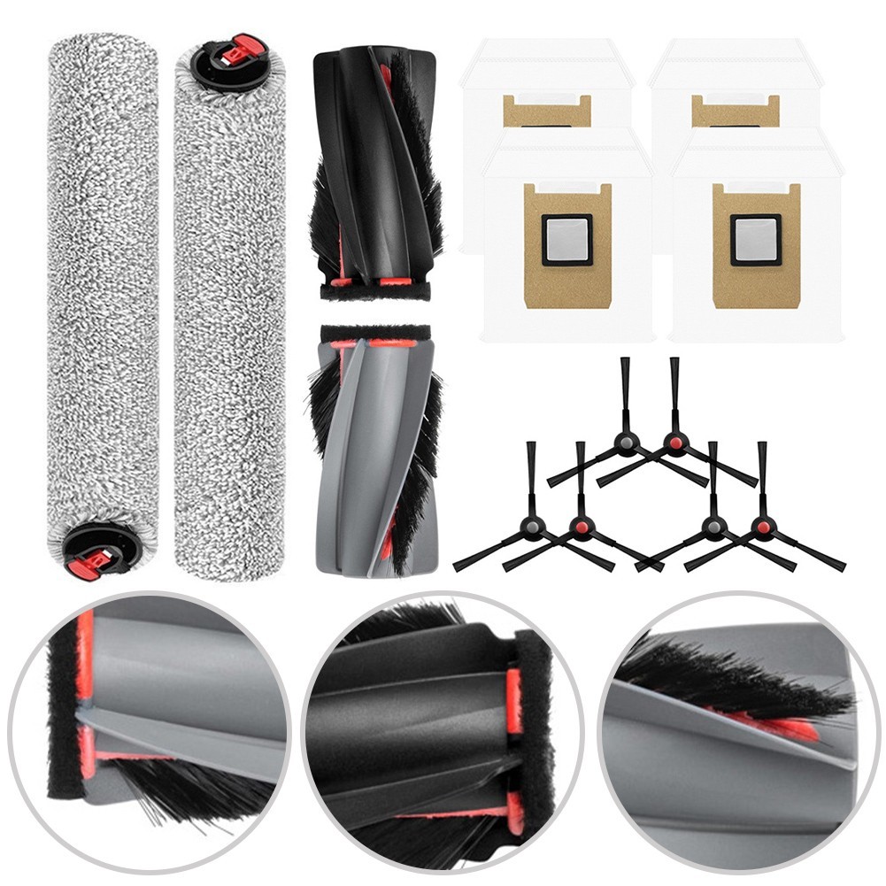 [bestshe] ชุดกรองแปรงด้านข้างหลักทดแทนสําหรับหุ่นยนต์ Eufy E25 / E28 สําหรับ Omni