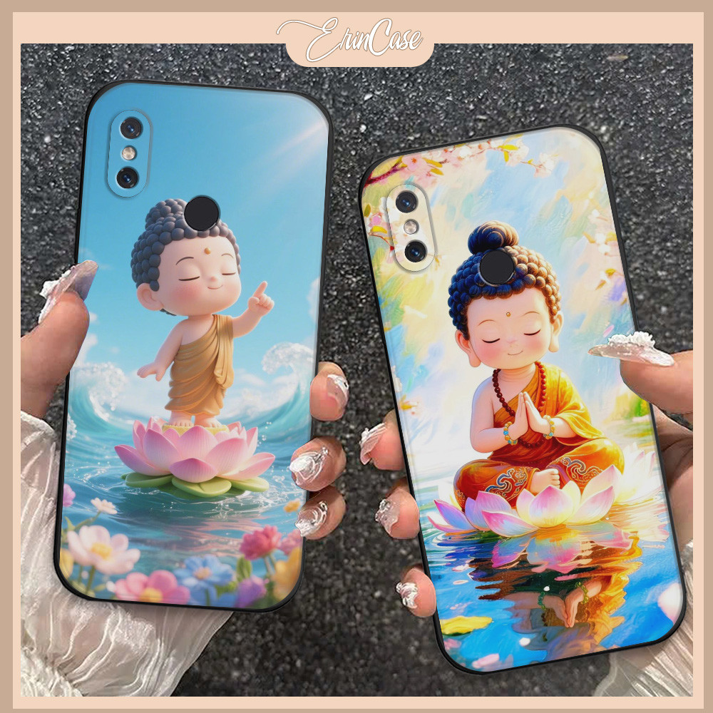 เคส Xiaomi Mi8 / Mi 8 SE / Mi 8 Lite พิมพ์ด้วยภาพพระฟรีและมีดใช้
