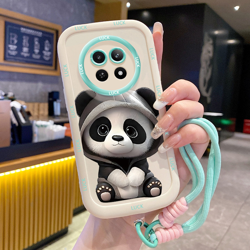 Realme 12 5G 13 5G C65 5G Narzo 70X 5G Narzo N65 5Gพร้อมเชือกเส้นเล็กการ์ตูน