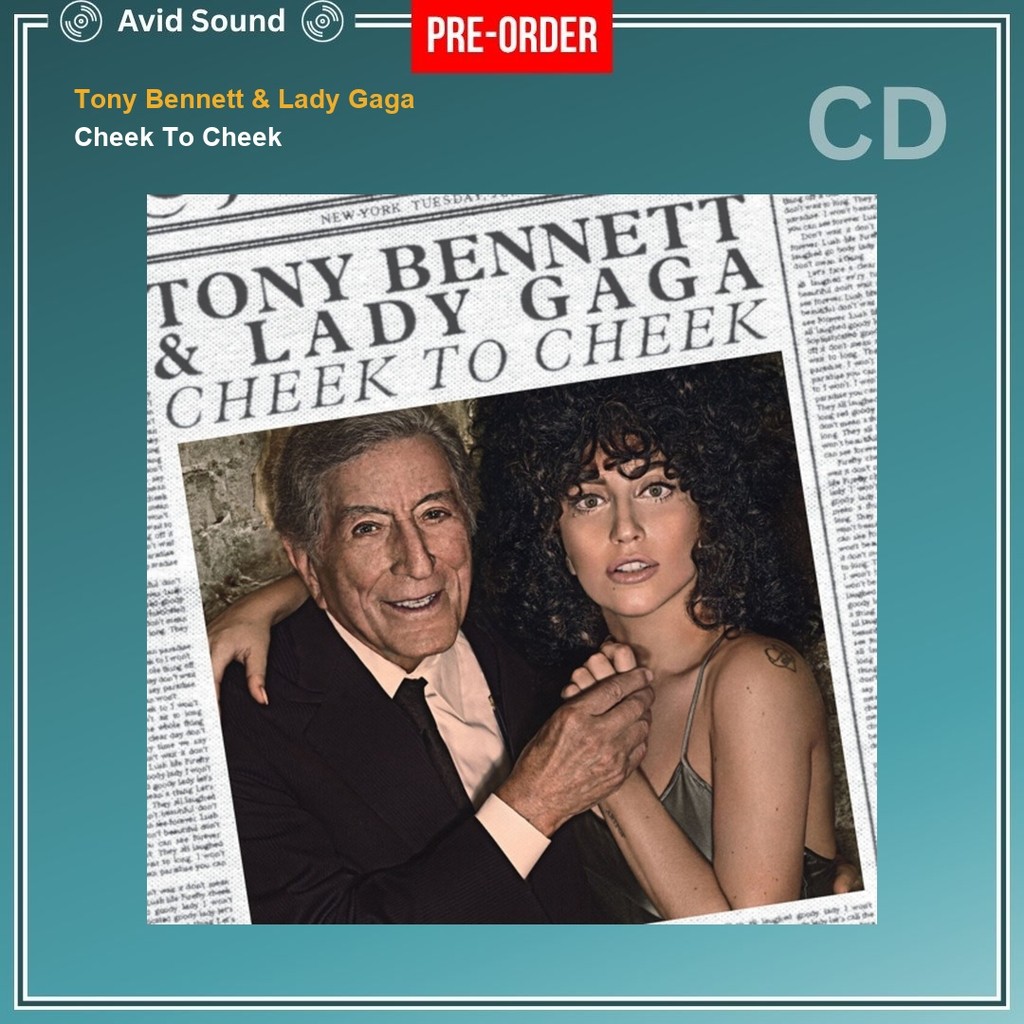 Pre-Order CD แผ่นซีดี Tony Bennett & Lady Gaga Cheek To Cheek ใหม่ ซีล Tony Bennett & Lady Gaga CD