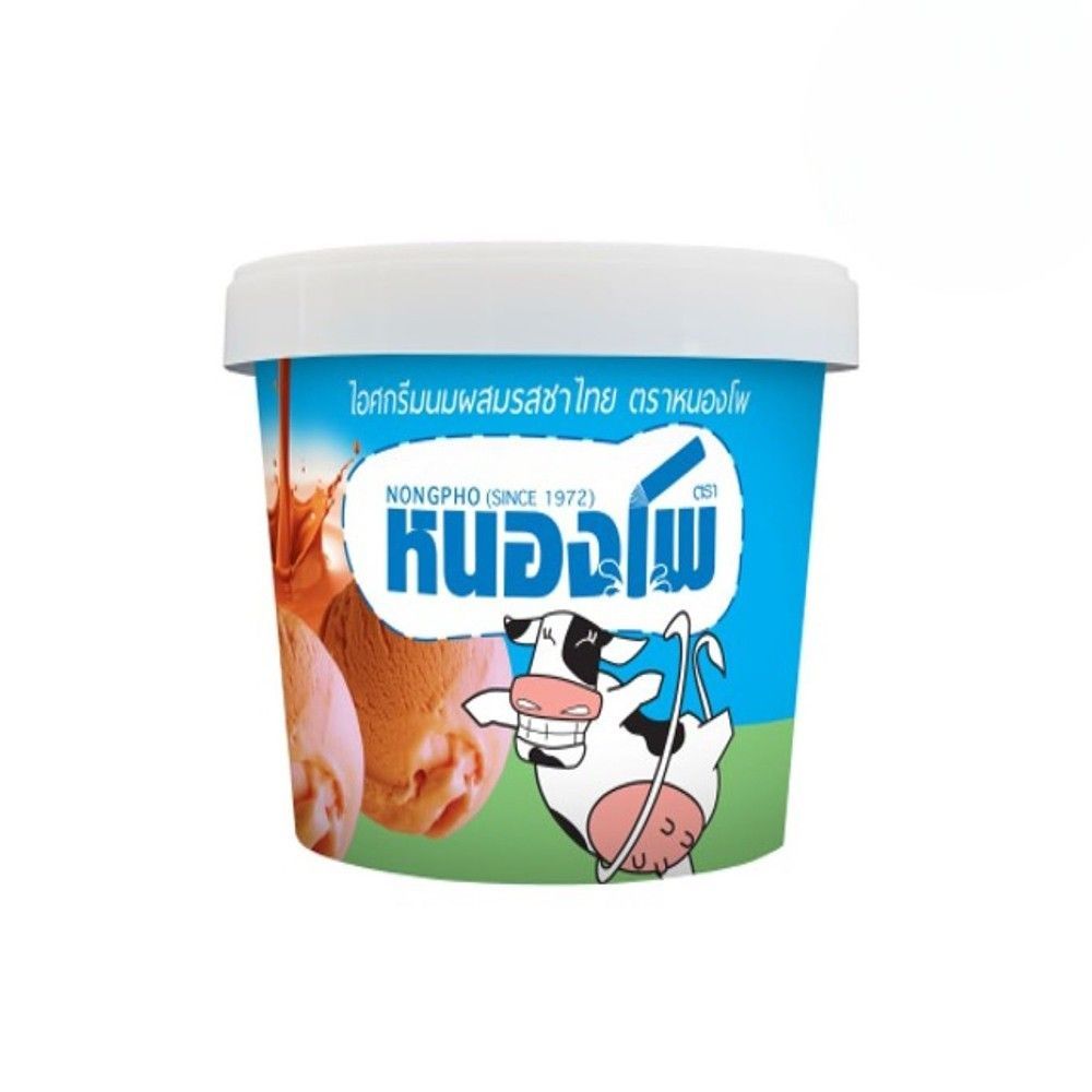 [สินค้าส่งด่วน]หนองโพไอศกรีมนม รสชาไทย 85 กรัม