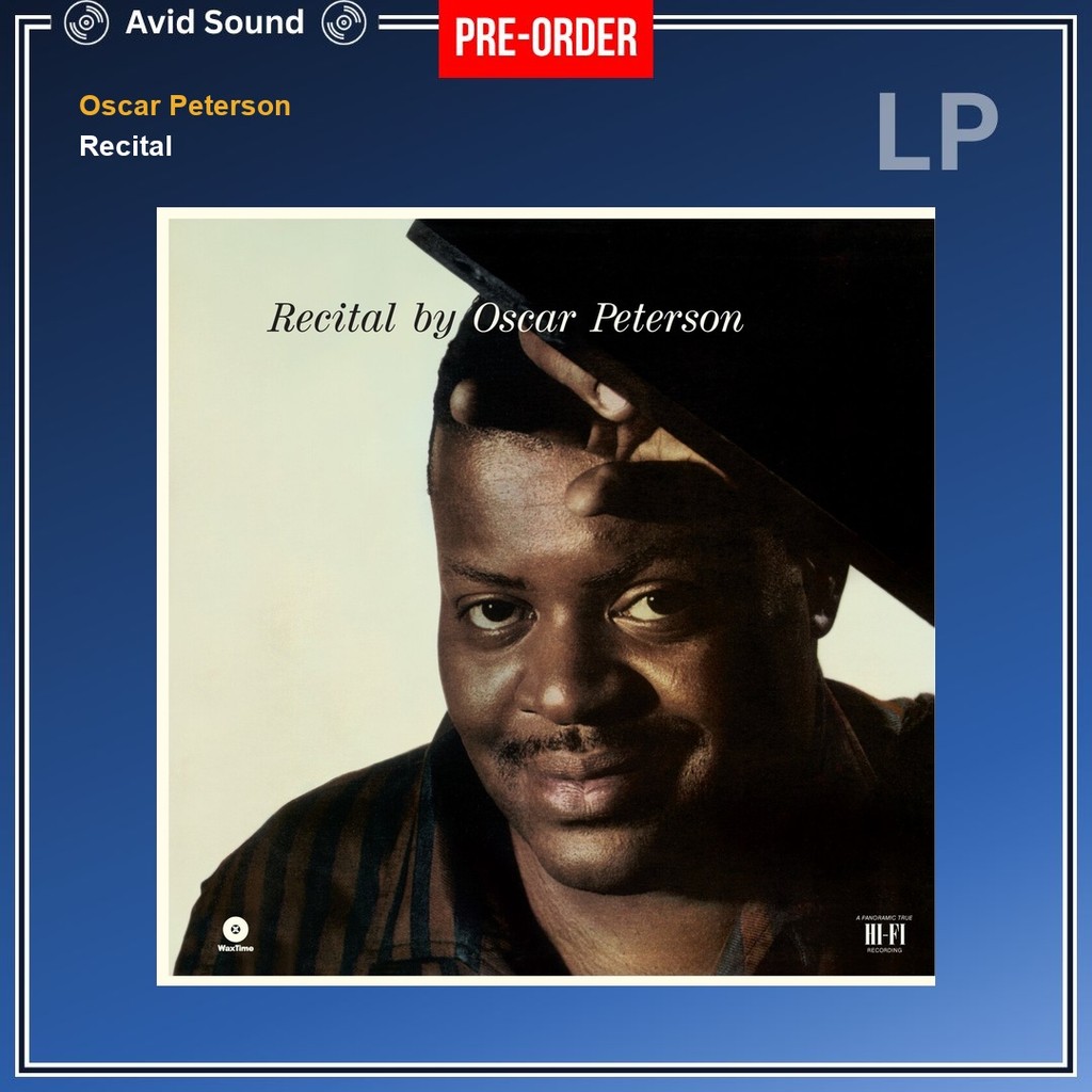 Pre-Order แผ่นเสียง Oscar Peterson Recital ใหม่ ซีล Oscar Peterson Vinyl LP