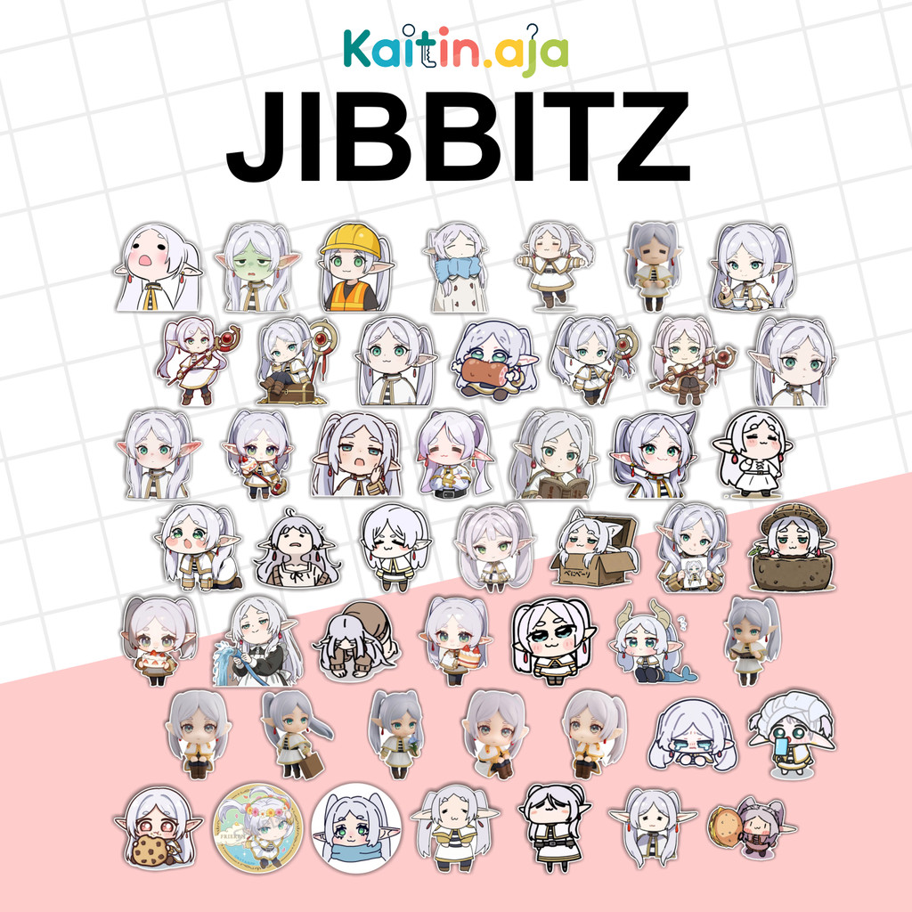Kawaii Pop Charm - JIBBITZ CROCS ACRYLIC CUSTOM ANIME - FRIEREN CHIBI CHARACTER SERIES - อุปกรณ์เสริ