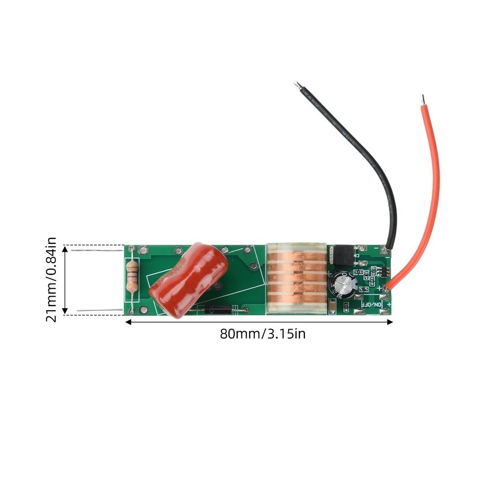 8High Power 3.7V ถึง 3000V DC Boost Module สําหรับเครื่องกําเนิดไฟฟ้าชีพจร