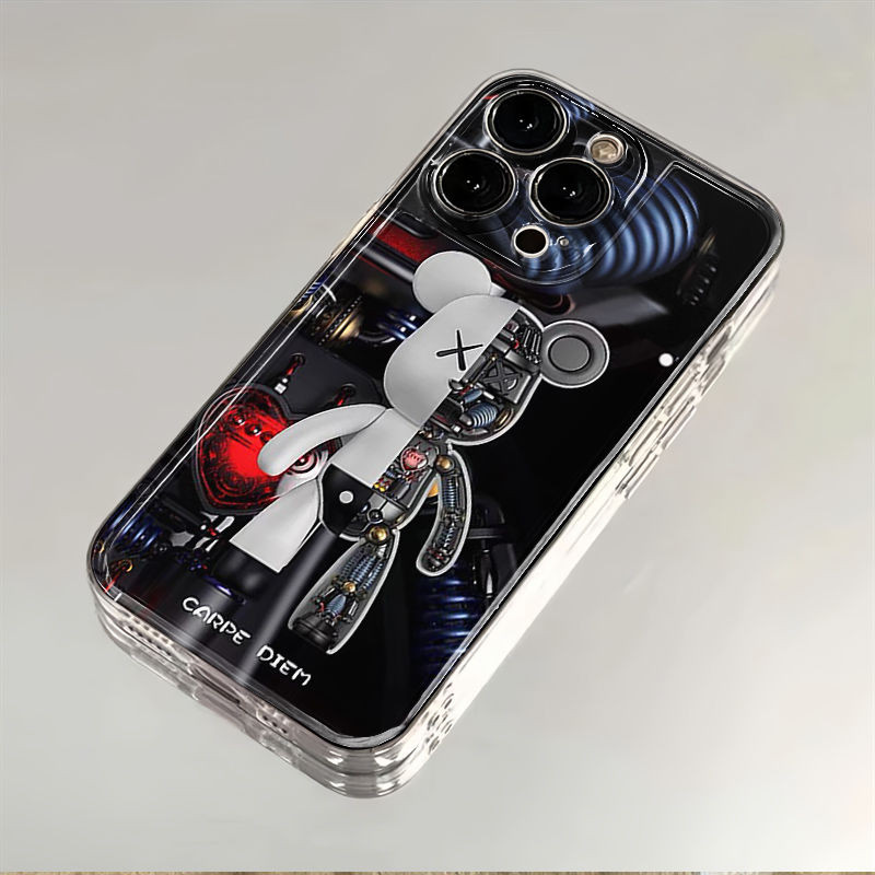 MESIN Soft Gloomy Bear Fantasy Machine Creative Case Oppo Reno 14F A3 Pro 5G A5 Pro 14 Pro 5G A5X A5