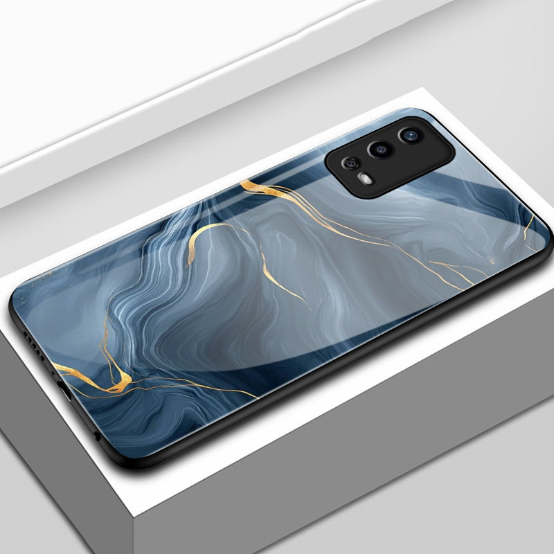 เคสสำหรับ OPPO A55 4G A54 4G A56 5G A55s เคสโทรศัพท์แบบใหม่เปลือกแก้วกันกระแทก