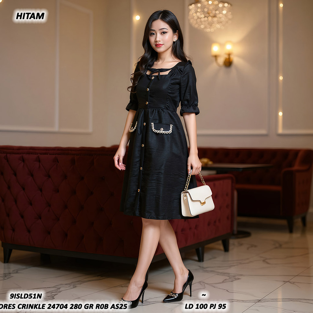 CRINKLE DRESS 24704 280 GR R0B AS25 STOCK ACCORDING TO UPDATE และ UPDATE