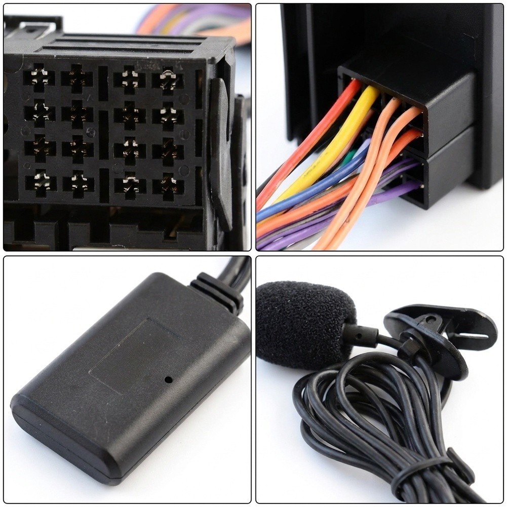 [ใหม่]อะแดปเตอร์ AUX การเชื่อมต่อไร้สายสําหรับ RCD 510 สําหรับ RNS 510 พร้อมไมโครโฟน