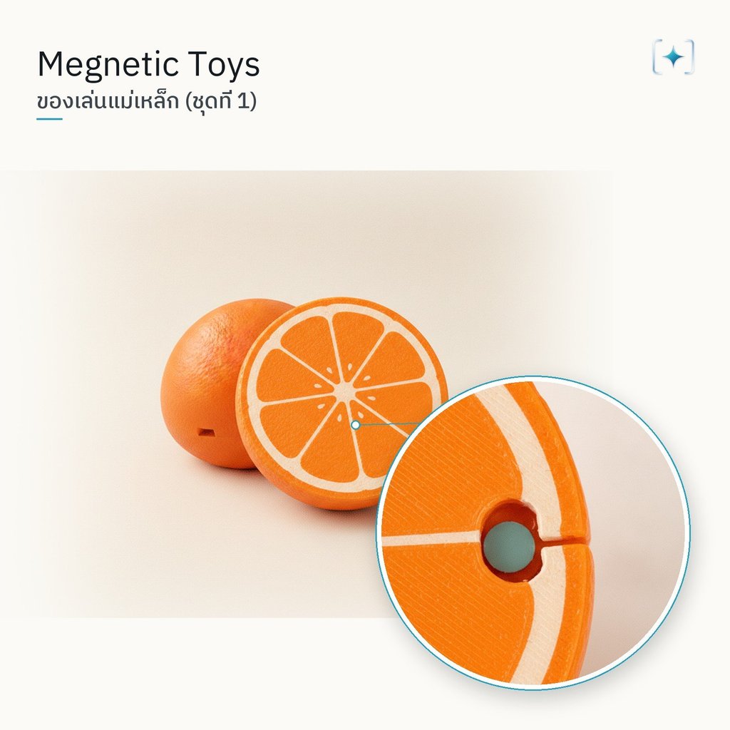 Megnetic Toys - ของเล่นแม่เหล็ก (ชุดที่ 1)