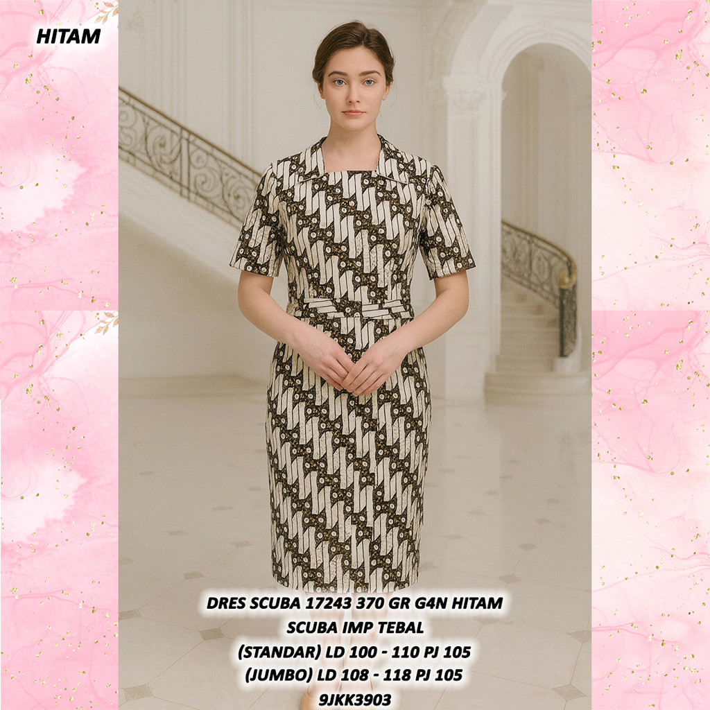 SCUBA DRESS 17243 370 GR G4N STOCK ACCORDING TO UPDATE และ UPDATE