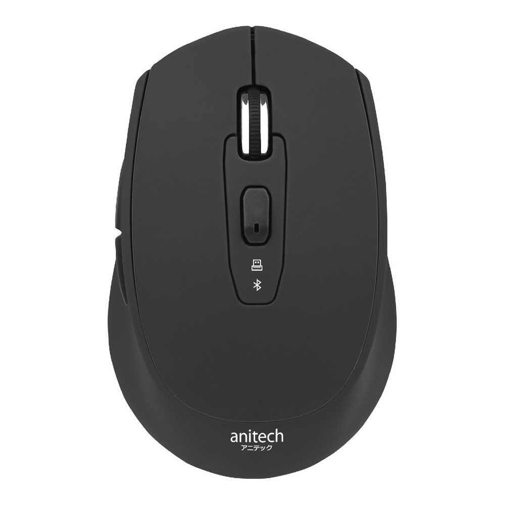 WIRELESS MOUSE (เมาส์ไร้สาย) ANITECH W226-BK MULTI FUNCTION (BLACK) ,