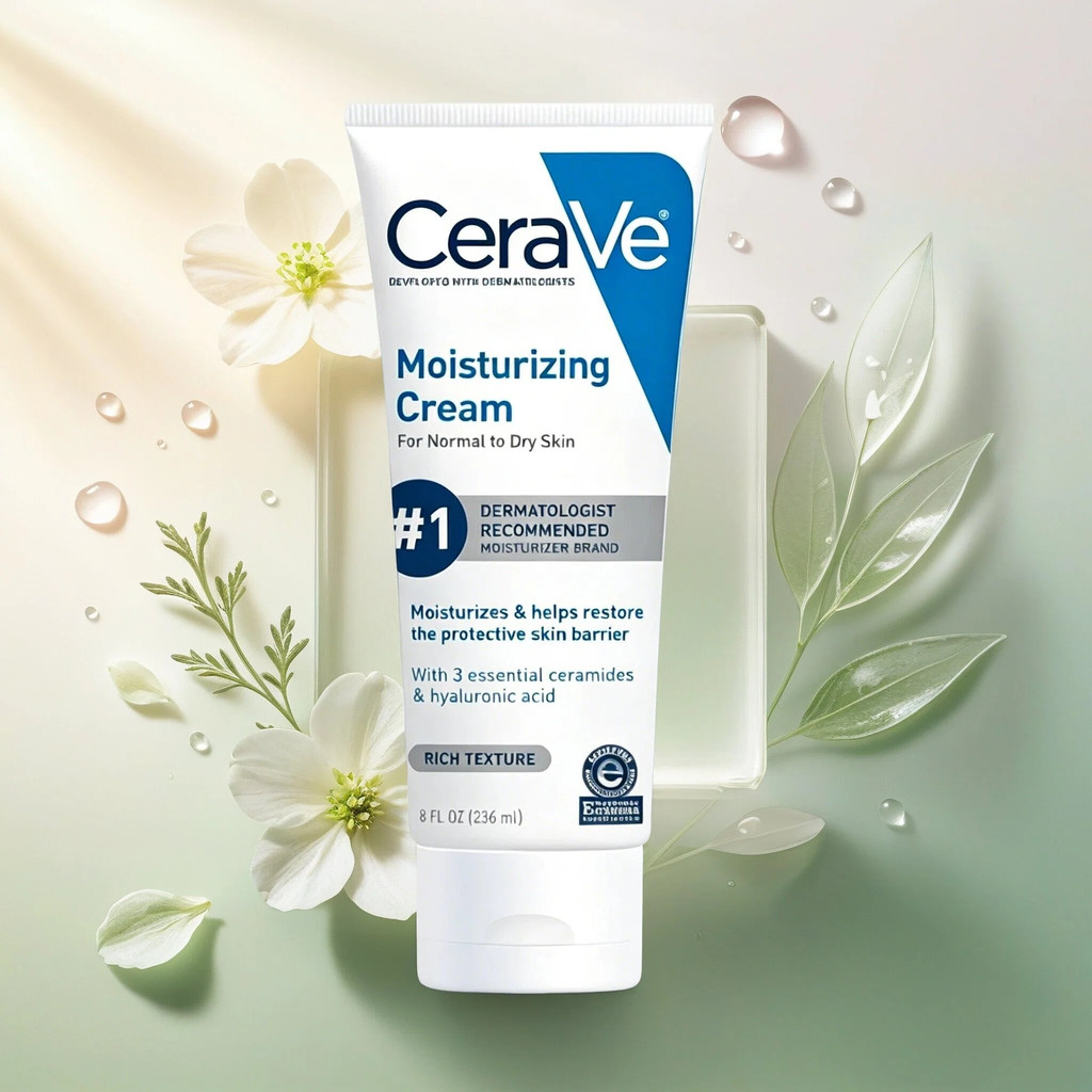 CERAVE แพทย์ผิวหนัง แนะนํา เซราวี มอยส์เจอร์ ครีม