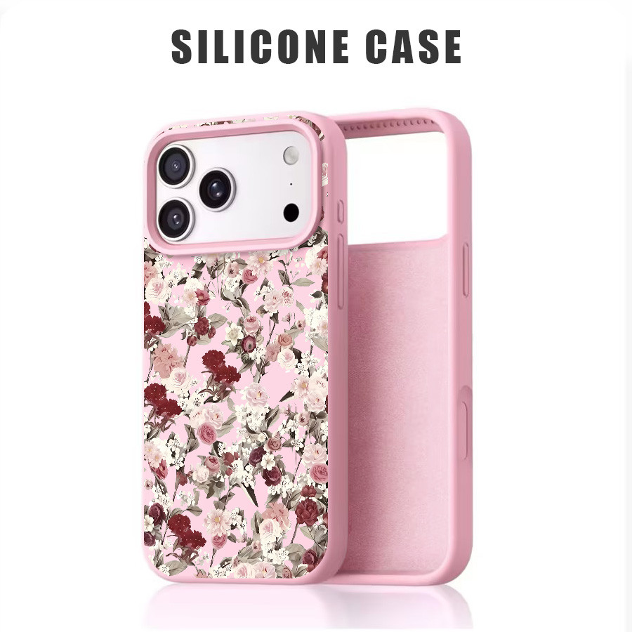 [Liya Case] Bunga Aesthetic Casing Hp Infinix Smart 20 Hot 60 Pro Plus 60I Tecno Spark Go 2 Itel P55