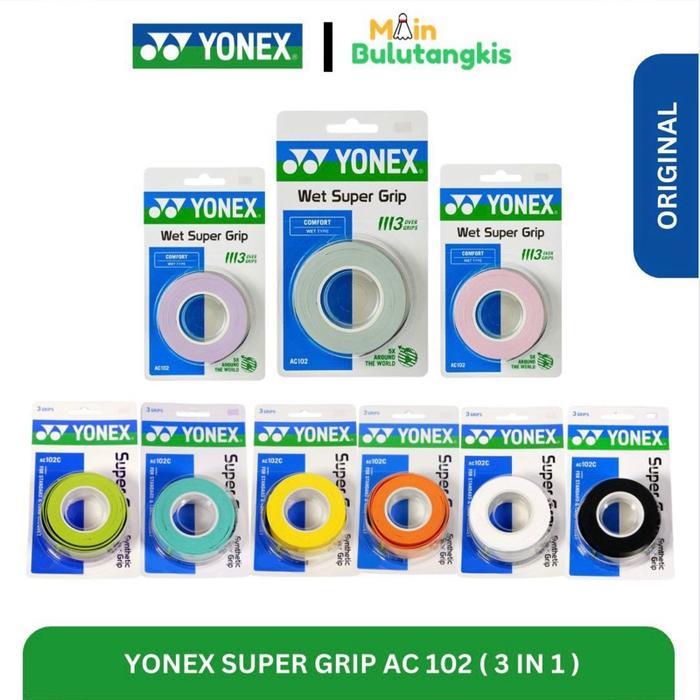 ด้ามจับไม้แบดมินตัน / Yonexsp Ac 102 Ex 3 Super Grip Original Grip