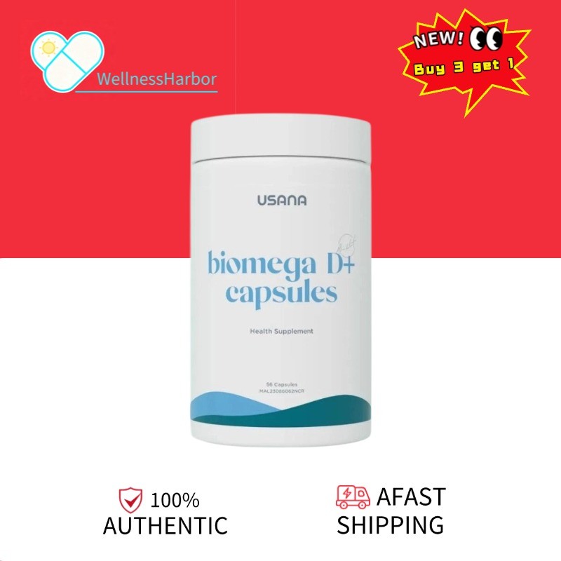 USANA BiOmega D+ Fish Oil Heart Brain Immune Support